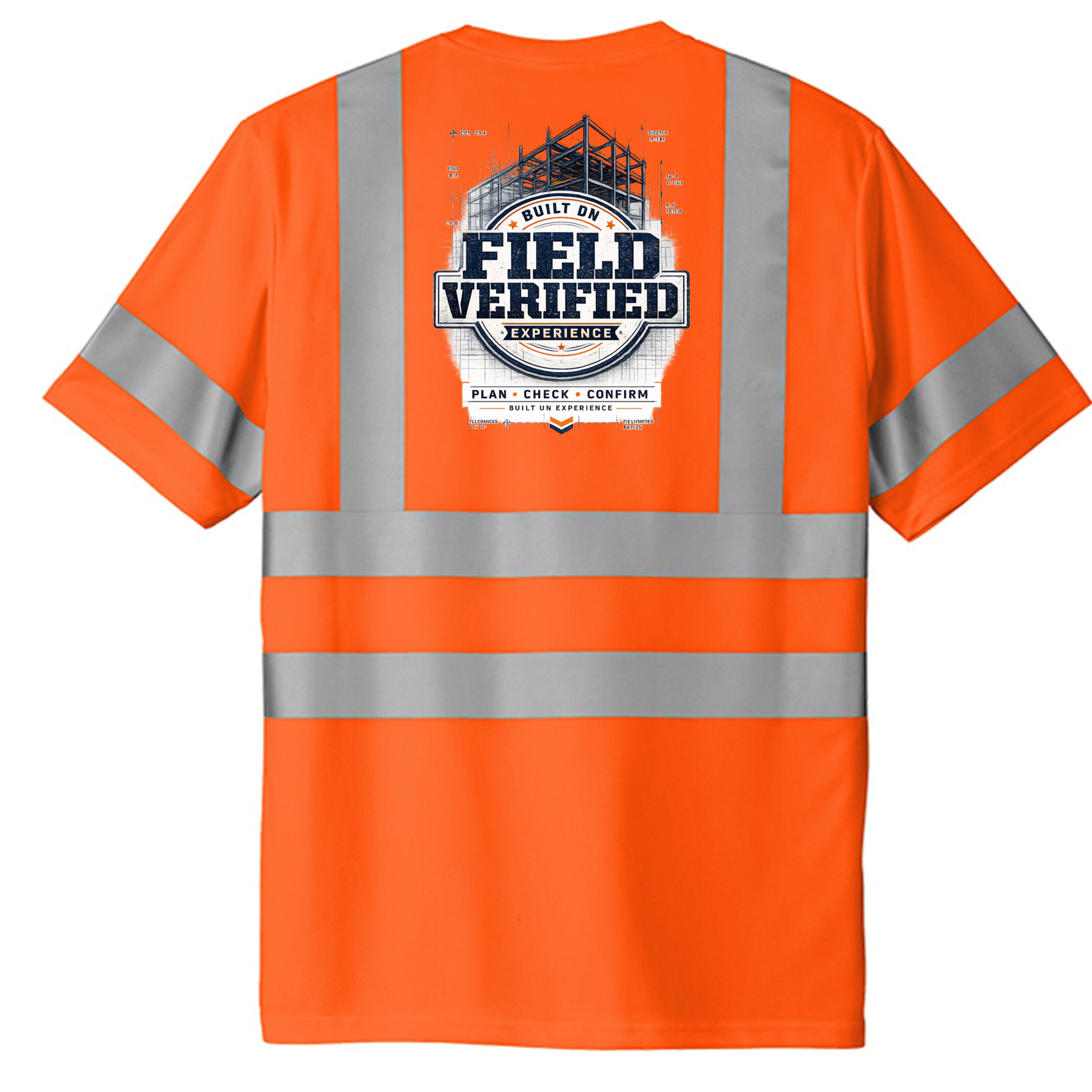 Safety Orange - CS202 - BACK