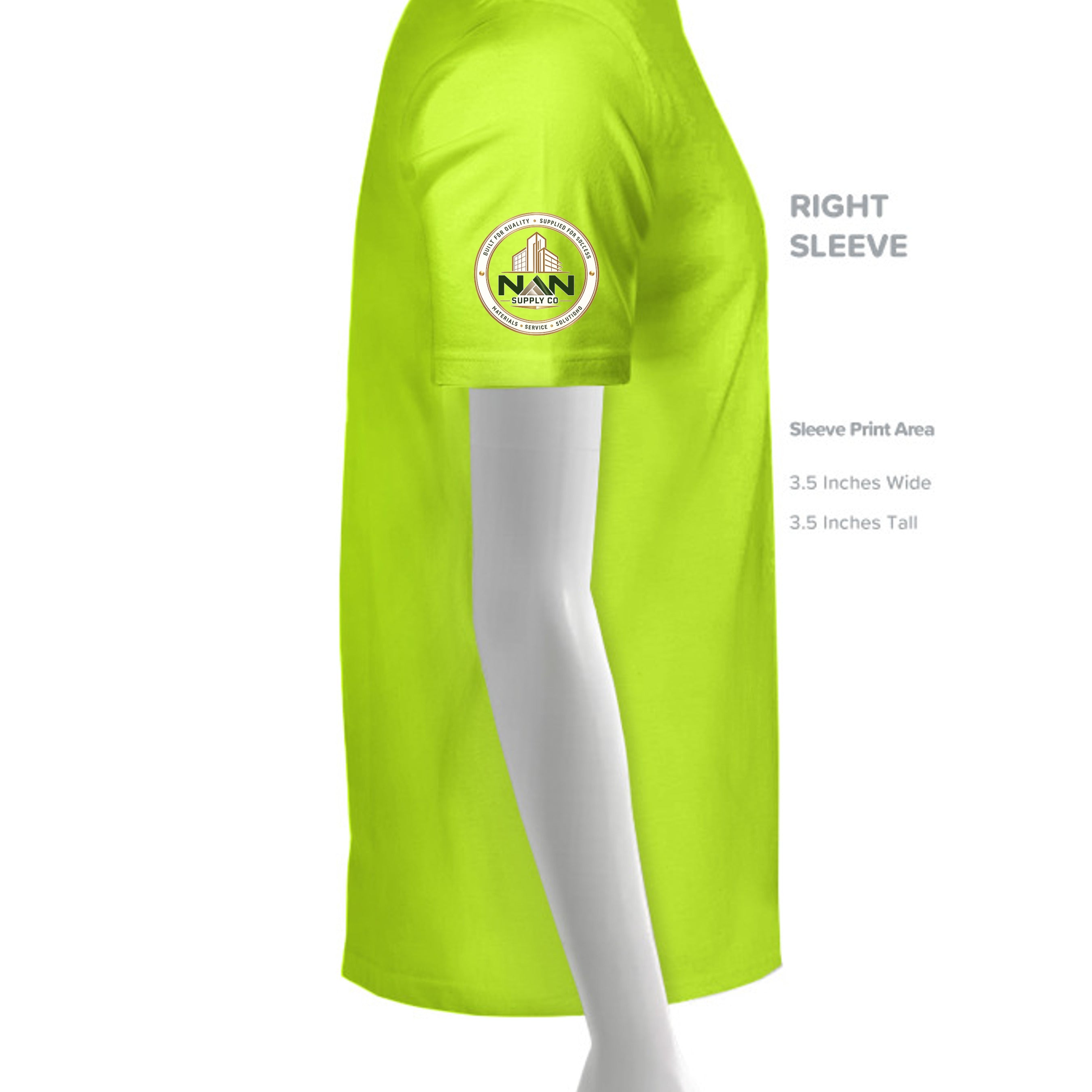 Safety Yellow - CS202 - SLEEVE_RIGHT